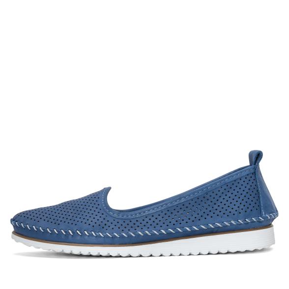 Andrea Conti Damen Lederslipper royalblau 36 - 112026000001 - 1 - 588px