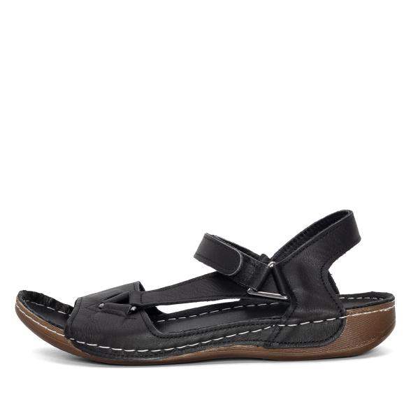 Andrea Conti Damen Ledersandalen schwarz 36 - 112026500001 - 1 - 588px