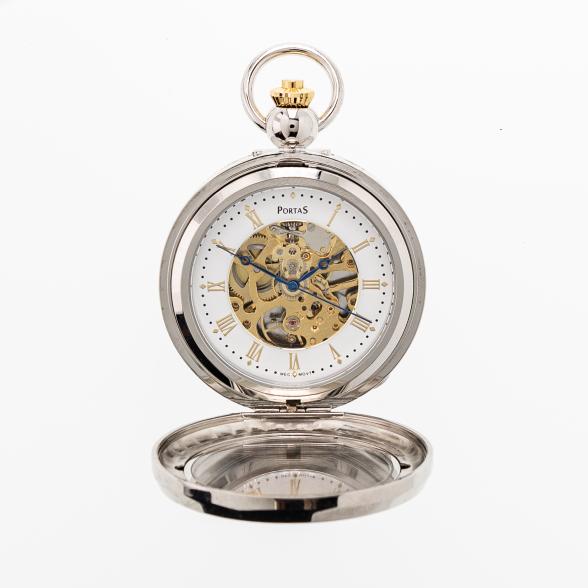 PortaS Taschenuhr "Semper", Gravur, bicolor - 112034800000 - 1 - 588px