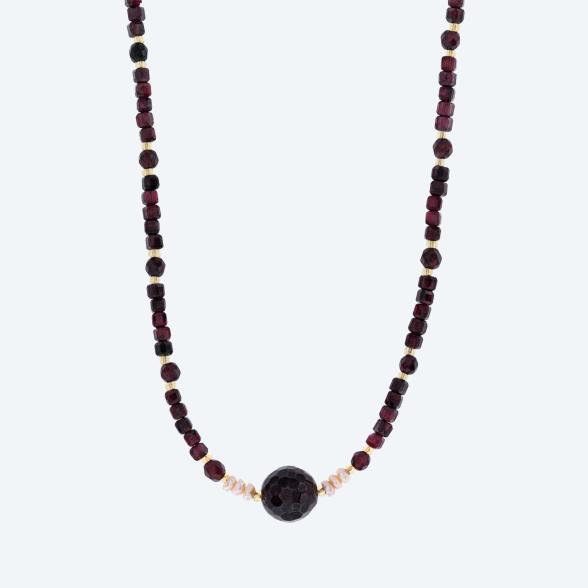 Collier Granat, SWZPerle Magnetverschluß - 112227900000 - 1 - 588px