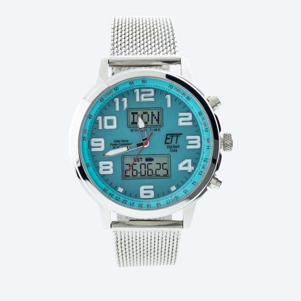 ETT Herren-Funkuhr World Timer silber-eisblau - 112248800000 - 1 - 588px