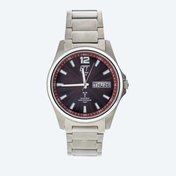 ETT Herrenuhr Funk-Solar, Titan , rot-silber - 112249200000 - 1 - 588px