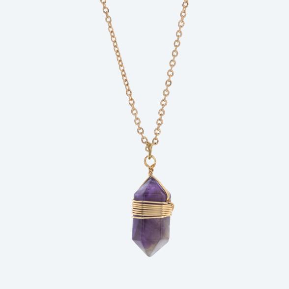 Kette + Anhänger Amethyst - 112271700000 - 1 - 588px