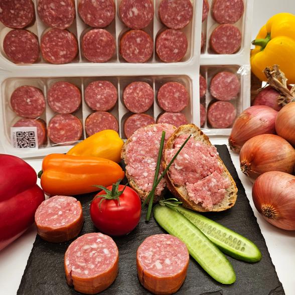 Deli. Schinkenmettwurst Zwiebel - 112330000000 - 1 - 588px