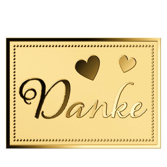 Baren-Münze Gold Danke - 112351800000 - 1 - 588px