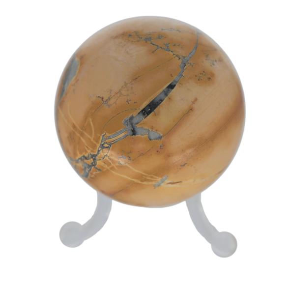 Darimana Kugel Maligano Jaspis mit Plexifuß - 112354900000 - 1 - 588px