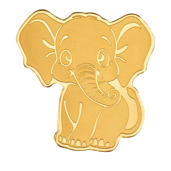 Shape Münze "Elefant"  - Golden Highlights - 112368200000 - 1 - 588px