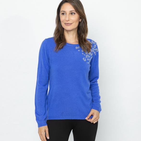 Cashmerelike by BLUE SEVEN Pullover royalblau 38 - 112390900001 - 1 - 588px