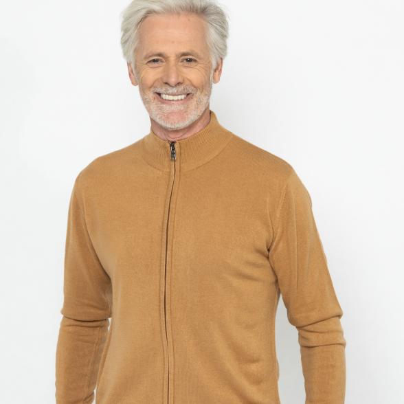 Cashmerelike by BLUE SEVEN Strickjacke camel 48 (S) - 112392200001 - 1 - 588px