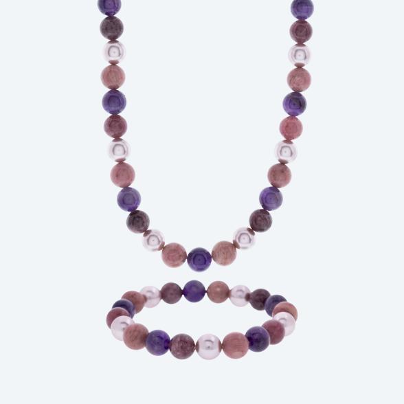 SET Collier+Armband Amethyst, Quarz - 112396800000 - 1 - 588px
