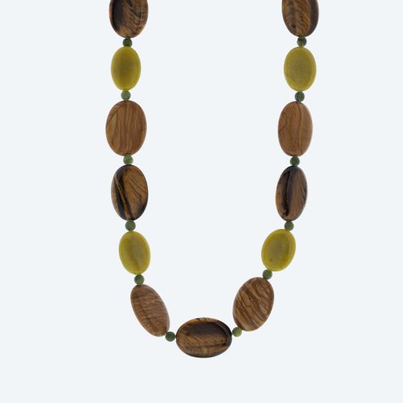 Collier Tigerauge, Holz fossil - 112397400000 - 1 - 588px