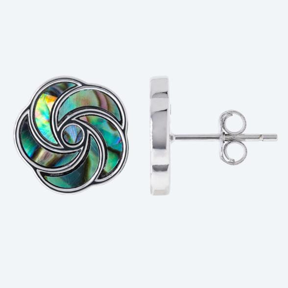 Ohrstecker 925 Silber rhodiniert Ablalone - 112443500000 - 1 - 588px