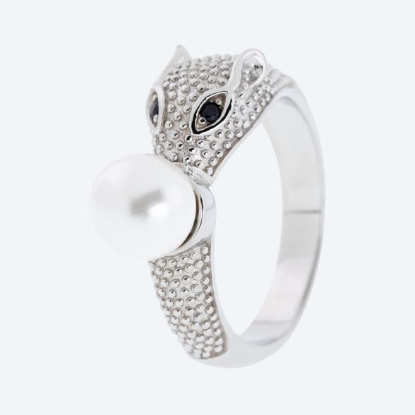 Ring 925 Sterling Silber rhod. Spinell, MKPerle 17 - 112451600001 - 1 - 588px