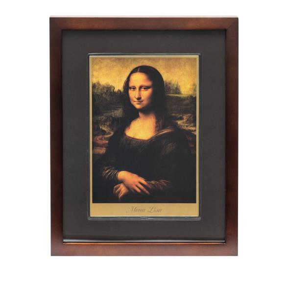 Leonardo Da Vinci - Mona Lisa im Rahmen 1/10 oz - 112452400000 - 1 - 588px