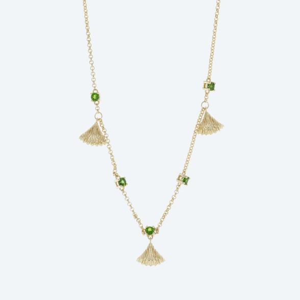 Collier 925 Silber vergoldet Chromdiopsid - 112454700000 - 1 - 588px