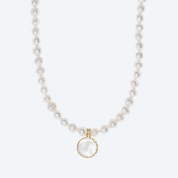 Collier Süßwasserzuchtperle weiß - 112458000000 - 1 - 588px