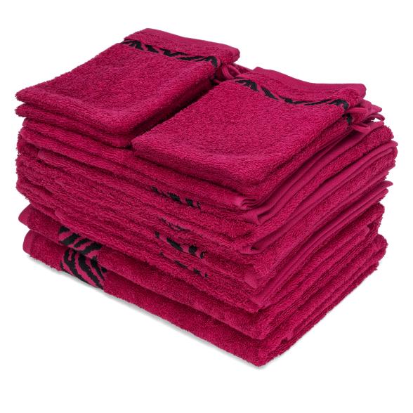 Frottierset 12tlg. Zebra beere - 112499100000 - 1 - 588px