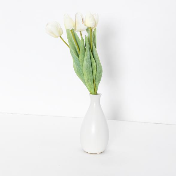 Tulpen weiß in Porzellanvase 2er Set - 112508700000 - 1 - 588px