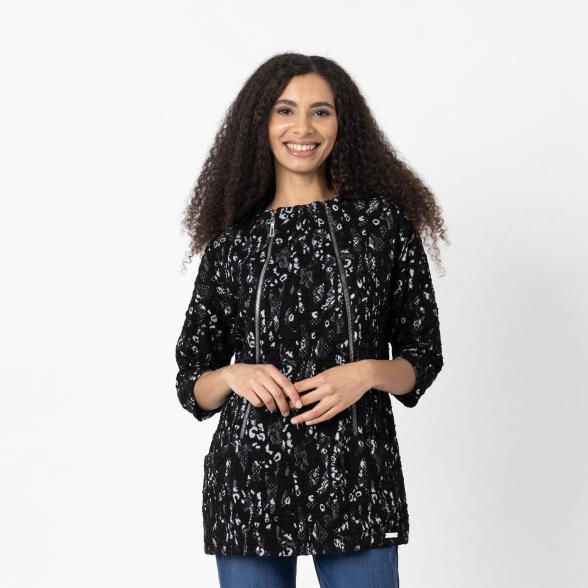 Vanessa Style Damen-Sweatshirt schwarz/weiß 36/38 (1) - 112527800001 - 1 - 588px