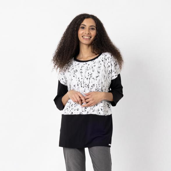 Vanessa Style Damen-Shirt weiß/schwarz 36/38 (1) - 112529700001 - 1 - 588px