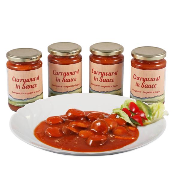 Currywurst im Glas 4er Set mit Sauce - 112535900000 - 1 - 588px