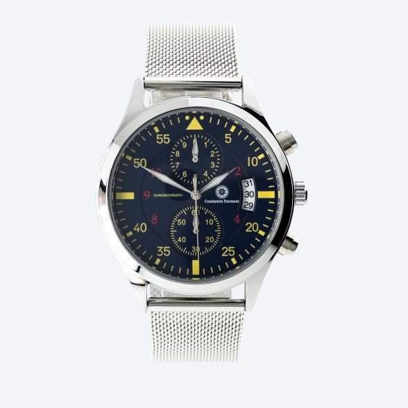 Constantin Durmont Herrenuhr "Mondevoir" blau - 112555300000 - 1 - 588px