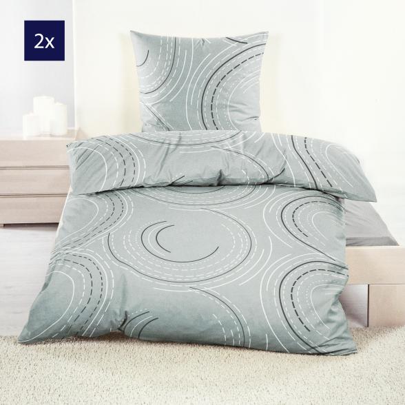 Bettwäsche 4tlg. Fleece blaugrau - 112613500000 - 1 - 588px