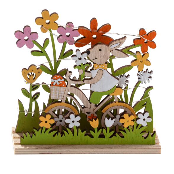 LED-Holz-Deko "Hasis Radtour" - 112686300000 - 1 - 588px