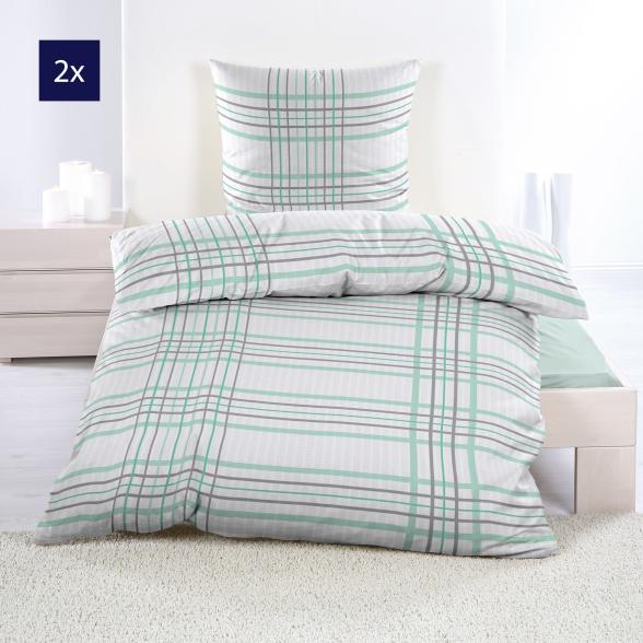 Micro Seersuckerbettwäsche 4tlg. 135x200cm - 112689200000 - 1 - 588px