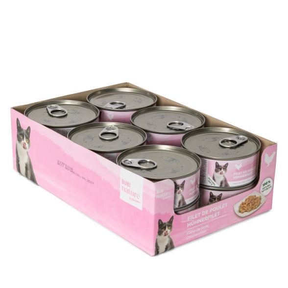 Bubi Nature Katze Hühnerfilet 12x140g - 112752500000 - 1 - 588px