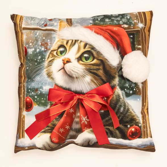 Dekokissen Katzenbaby im Fenster 40x40cm - 112755600000 - 1 - 588px
