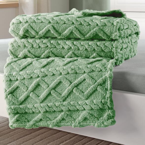 Jacquarddecke 150x200cm grün - 112756000000 - 1 - 588px