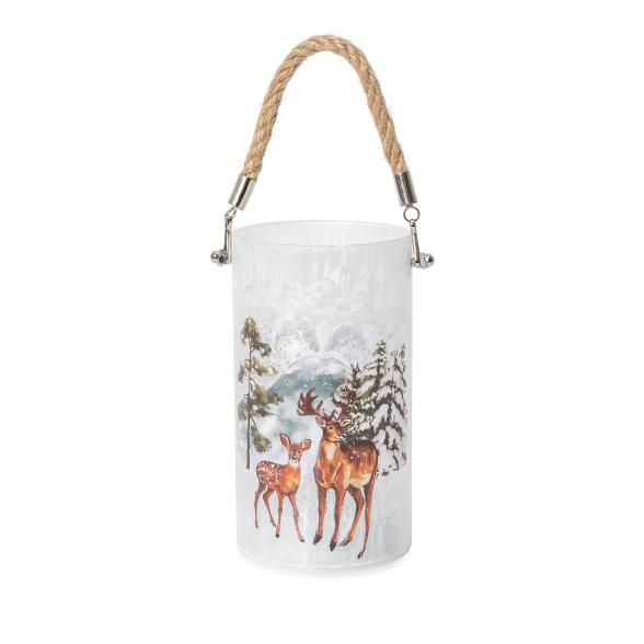 LED Windlicht Winterwald 15cm - 112758300000 - 1 - 588px