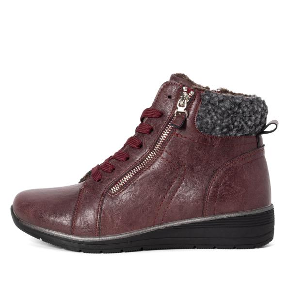 TOPWAY COMFORT Damenstiefeletten burgundy 36 - 112761300001 - 1 - 588px
