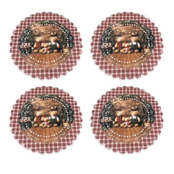 Tischdeckchen Bärchen 4er Set 39cm - 112764900000 - 1 - 588px