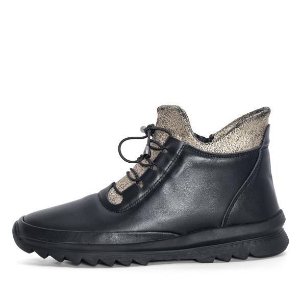 Chiara Gradi Damenstiefelette schwarz/gold 36 - 112774200001 - 1 - 588px