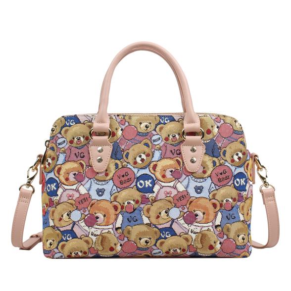 Henney Bear Henkeltasche rosé/multicolor - 112780000000 - 1 - 588px