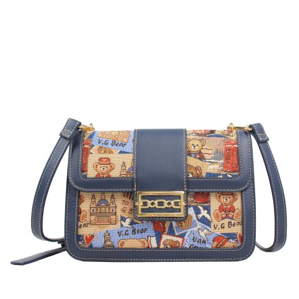 Henney Bear Umhängetasche blau/multicolor - 112780700000 - 1 - 588px