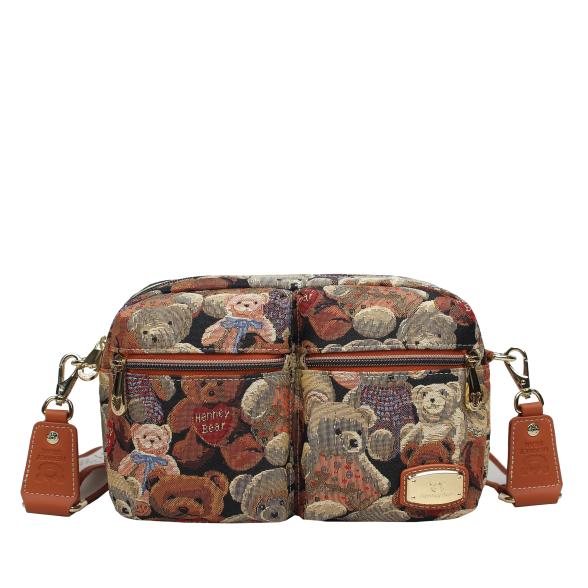 Henney Bear Umhängetasche cognac/multicolor - 112782200000 - 1 - 588px