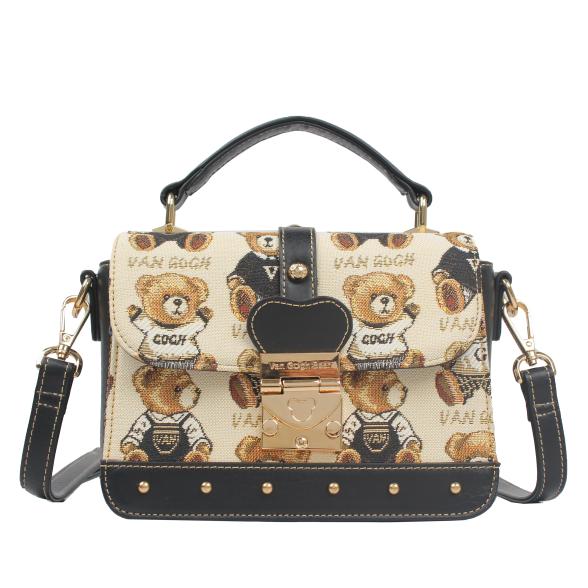 Henney Bear Umhängetasche schwarz/multicolor - 112782300000 - 1 - 588px