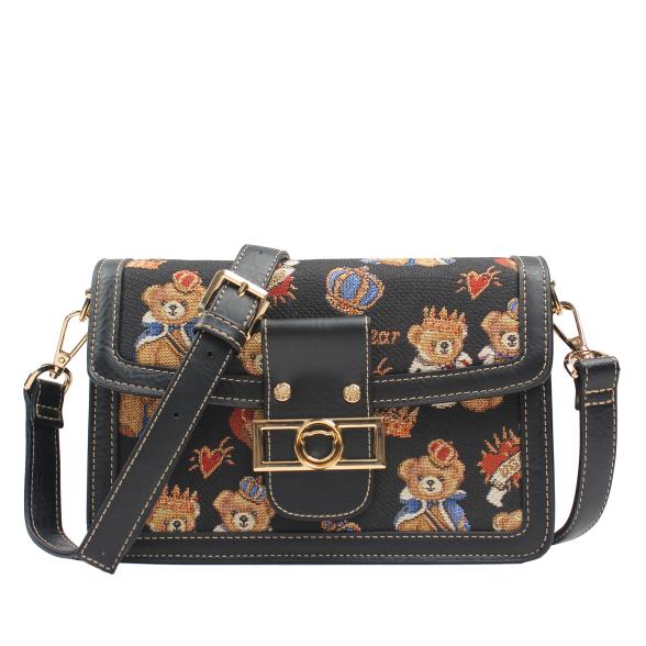 Henney Bear Umhängetasche schwarz/multicolor - 112783200000 - 1 - 588px