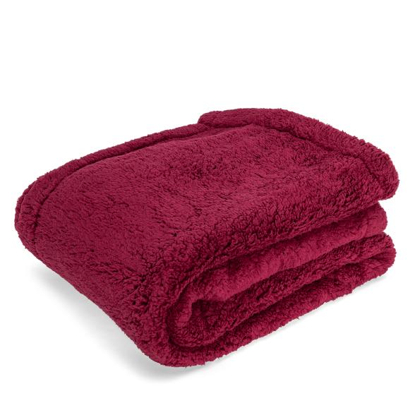 Sherpadecke 150x200cm burgunder - 112790700000 - 1 - 588px