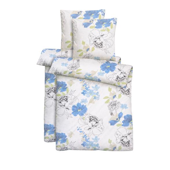 Castell Feinbiber Bettwäsche 4tlg. blau - 112793300000 - 1 - 588px