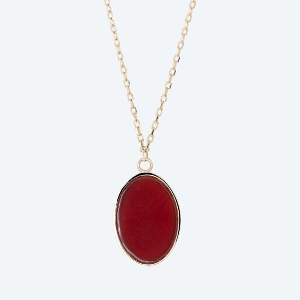 Anhänger+Kette 375 Gelbgold Karneol - 112797000000 - 1 - 588px
