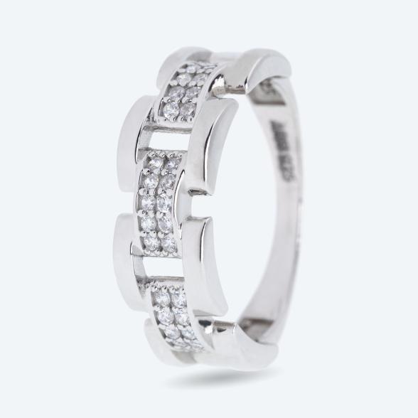 Ring 925 Sterling Silber rhodiniert Zirkonia 17 - 112798700002 - 1 - 588px