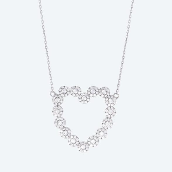 Collier Herz 925 Sterling Silber rhod. Zirkonia - 112799000000 - 1 - 588px