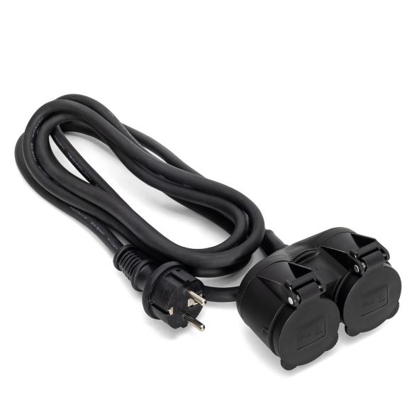 Verlängerungskabel 3m Doppelt outdoor - 112802700000 - 1 - 588px