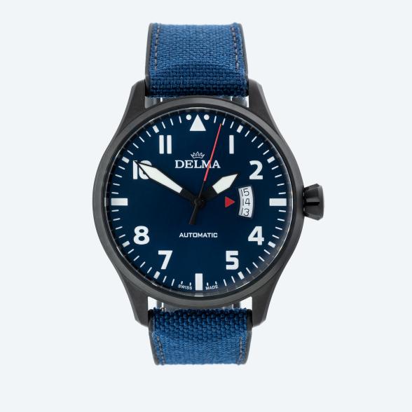 DELMA Herrenuhr "Commander Black" Automatik - 112805100000 - 1 - 588px