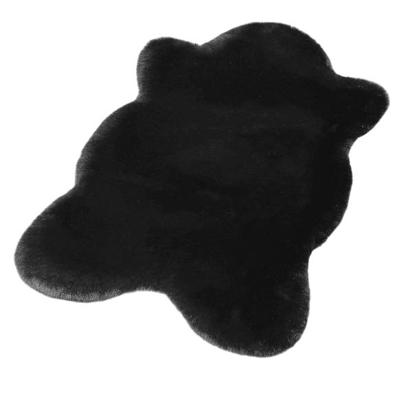 Fellteppich Deluxe 60x90cm schwarz - 112826000000 - 1 - 588px