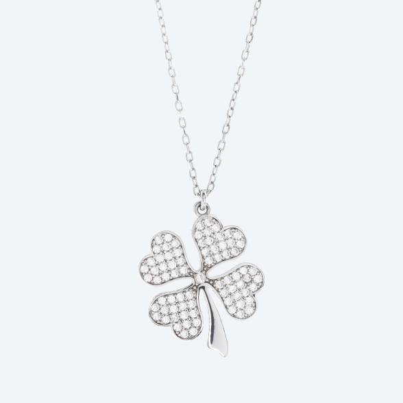 Anhänger mit Kette 925 St. Silber rhod. Zirkonia - 112837400000 - 1 - 588px